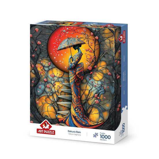 Puzzle Art Puzzle Lluvia De Cerezos de 1000 Piezas
