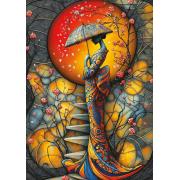 Puzzle Art Puzzle Lluvia De Cerezos de 1000 Piezas