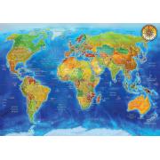 Puzzle Art Puzzle Mapa Geopolítico Mundial de 2000 Piezas