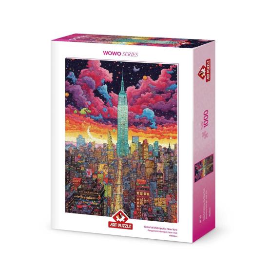 Puzzle Art Puzzle Metrópolis Colorida, Nueva York de 1000 Piezas