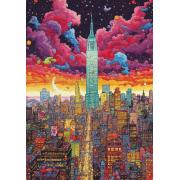 Puzzle Art Puzzle Metrópolis Colorida, Nueva York de 1000 Piezas