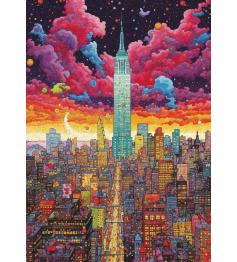 Puzzle Art Puzzle Metrópolis Colorida, Nueva York de 1000 Piezas