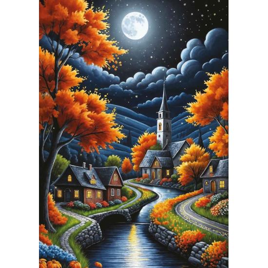 Puzzle Art Puzzle Noche De Hazan de 1000 Piezas