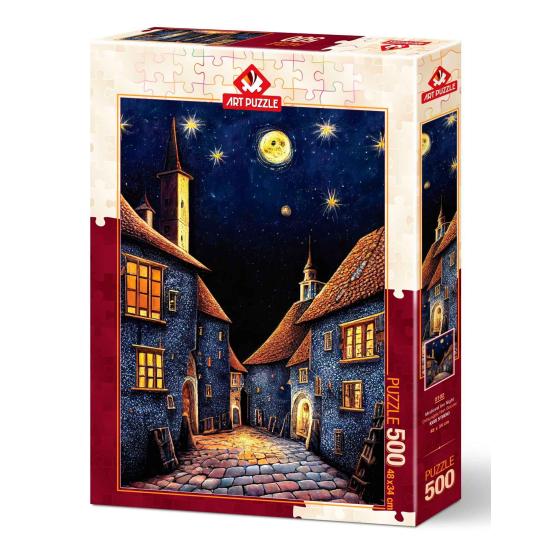 Puzzle Art Puzzle Noche de Posada Medieval de 500 Piezas Puzzle Art Puzzle Noche de Posada Medieval de 500 Piezas