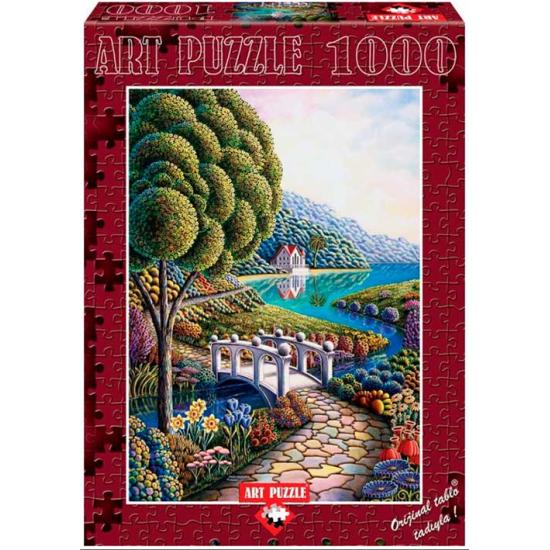 Puzzle Art Puzzle Orillas de Flores 1000 Piezas