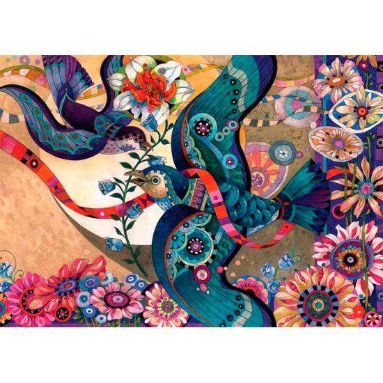 Puzzle Art Puzzle Pájaros de Colores 2000 Piezas