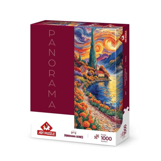 Puzzle Art Puzzle Panorámico Hacia El Ciprés de 1000 Pzs