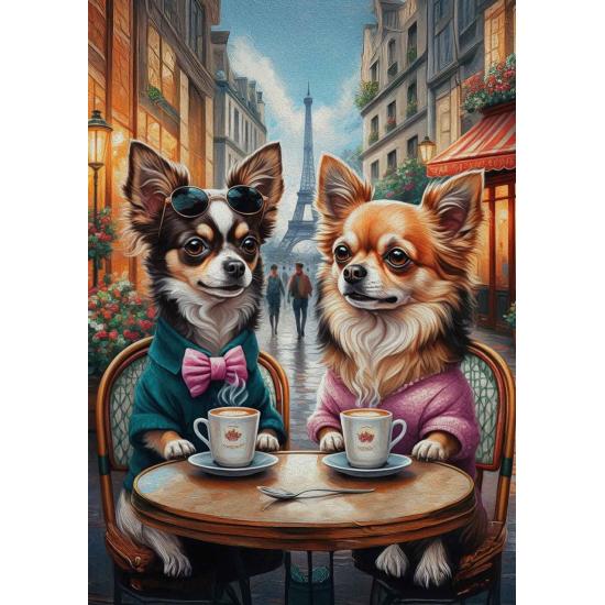 Puzzle Art Puzzle Perritos con Estilo de 260 Piezas Puzzle Art Puzzle Perritos con Estilo de 260 Piezas