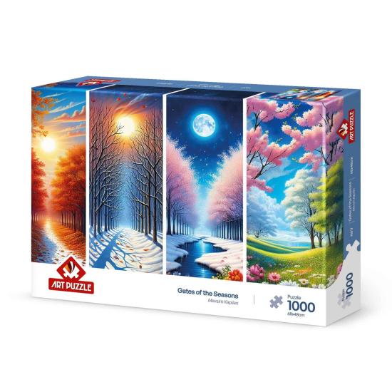 Puzzle Art Puzzle Portales a las Estaciones de 1000 Piezas Puzzle Art Puzzle Portales a las Estaciones de 1000 Piezas