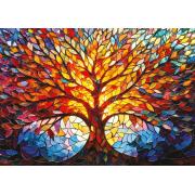 Puzzle Art Puzzle Árbol De La Vida En Mosaico de 1000 Piezas