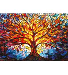 Puzzle Art Puzzle Árbol De La Vida En Mosaico de 1000 Piezas