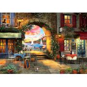 Puzzle Art Puzzle Restaurante Junto al Mar de 1000 Piezas