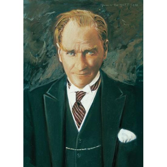 Puzzle Art Puzzle Retrato de Mustafa Kemal Ataturk de 1000 Piez