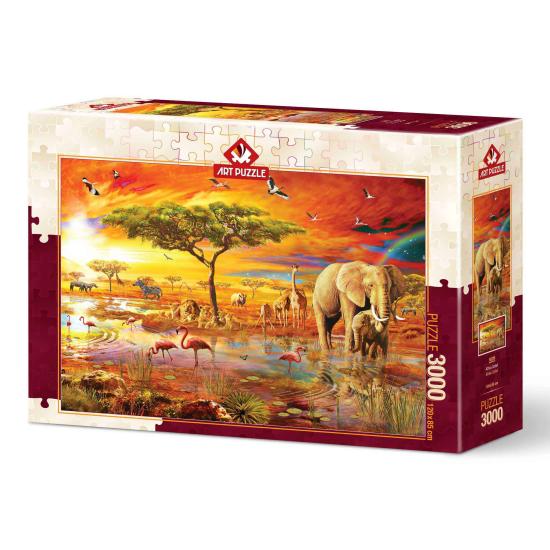 Puzzle Art Puzzle Safari por África de 3000 Piezas Puzzle Art Puzzle Safari por África de 3000 Piezas