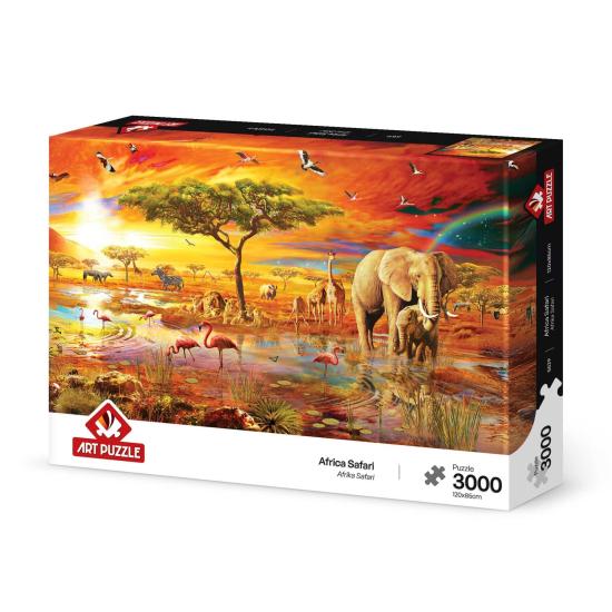 Puzzle Art Puzzle Safari por África de 3000 Piezas