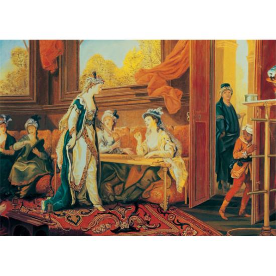 Puzzle Art Puzzle Sultán Comprobando las Odaliscas de 1000 Piez