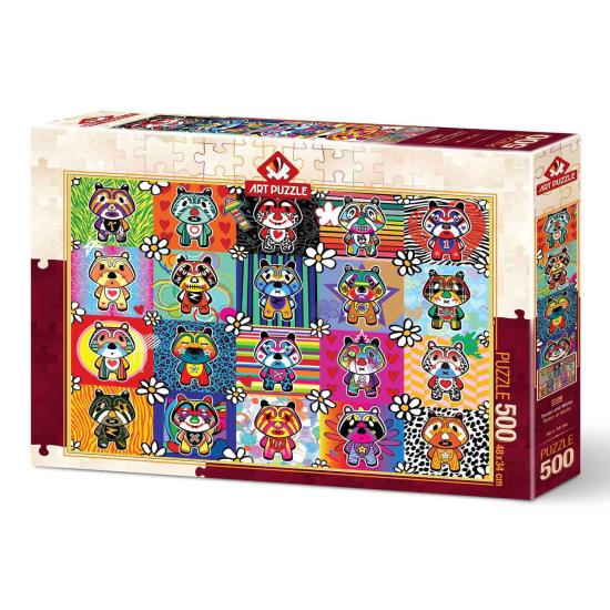 Puzzle Art Puzzle Tantan y Momo de 500 Piezas Puzzle Art Puzzle Tantan y Momo de 500 Piezas