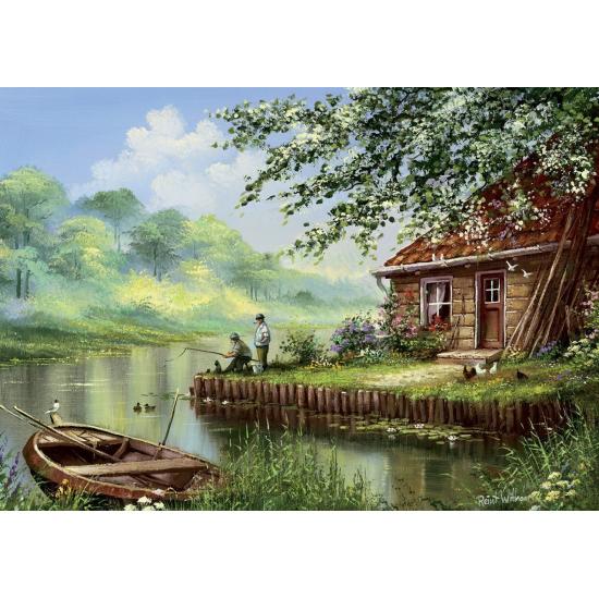 Puzzle Art Puzzle Tarde de Pesca de 500 Piezas Puzzle Art Puzzle Tarde de Pesca de 500 Piezas