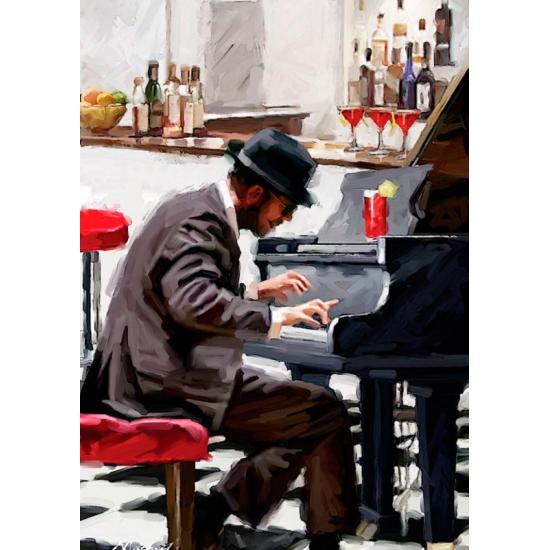 Puzzle Art Puzzle Tocando el Piano de 1500 Piezas Puzzle Art Puzzle Tocando el Piano de 1500 Piezas