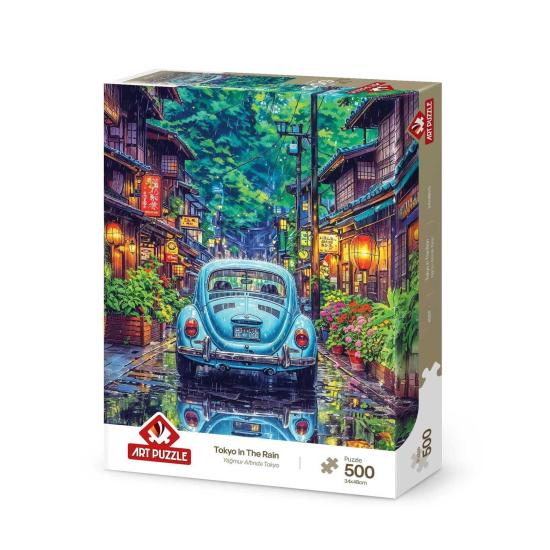 Puzzle Art Puzzle Tokio Bajo La Lluvia de 500 Piezas