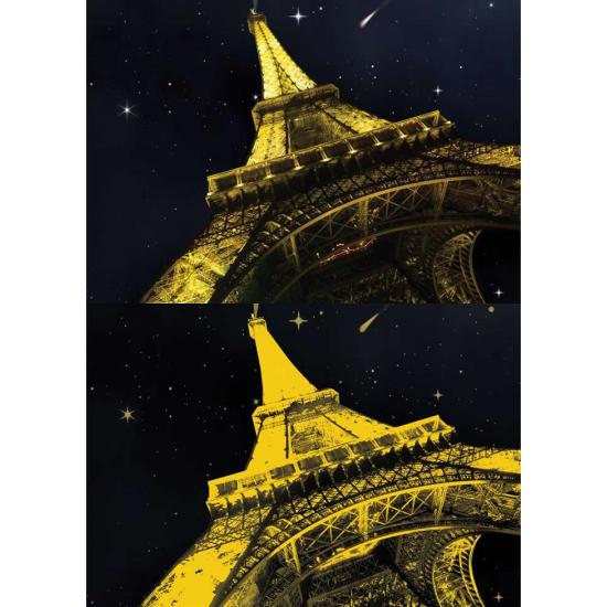 Puzzle Art Puzzle Torre Eiffel, París Neón 1000 Piezas