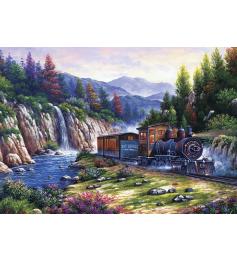 Puzzle Art Puzzle Viajando en Tren de 1000 Piezas