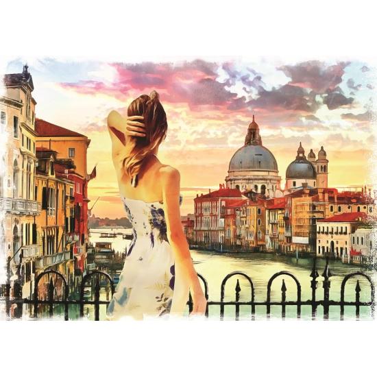 Puzzle Art Puzzle Vistas de Venecia de 1500 Piezas