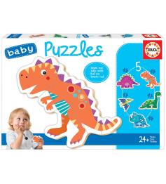 Puzzle Baby Educa Progresivo Dinosaurio