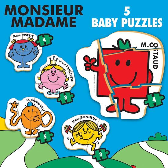 Puzzle Baby Educa Progresivo Monsieur Madame Puzzle Baby Educa Progresivo Monsieur Madame