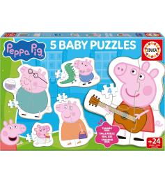 Puzzle Baby Educa Progresivo Peppa Pig