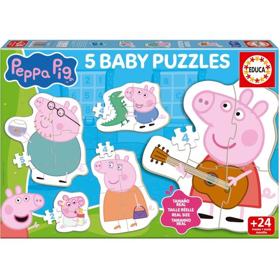 Puzzle Baby Educa Progresivo Peppa Pig Puzzle Baby Educa Progresivo Peppa Pig