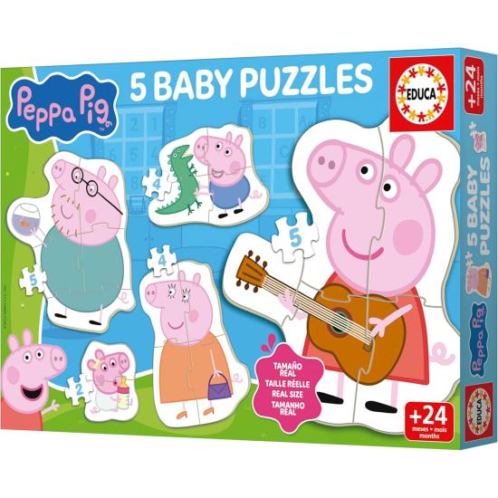 Puzzle Baby Educa Progresivo Peppa Pig Puzzle Baby Educa Progresivo Peppa Pig