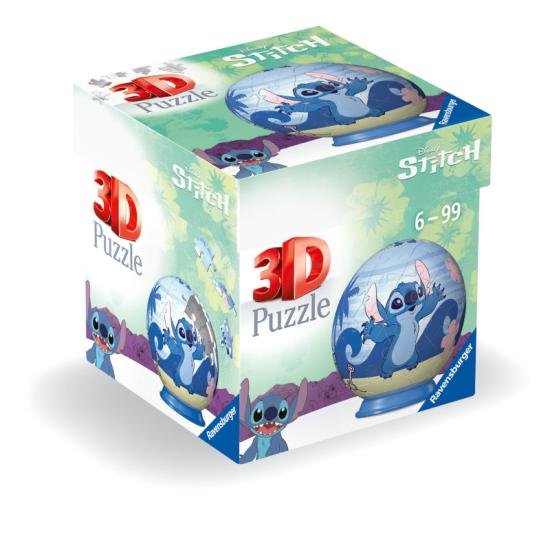 Puzzle Ball 3D Ravensburger Disney Stitch 54 Piezas