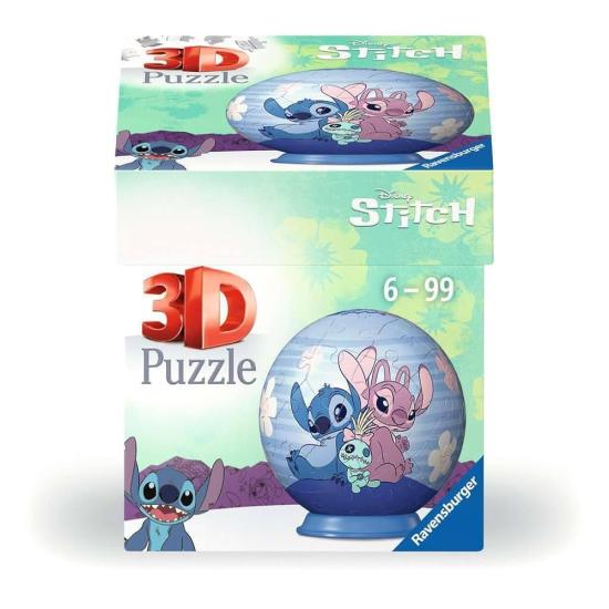 Puzzle Ball 3D Ravensburger Disney Stitch 54 Piezas