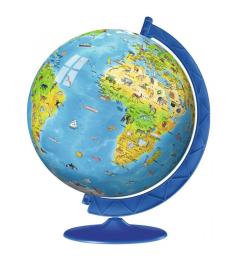 Puzzle Ball 3D Ravensburger Globo Geográfico de 180 Pzs