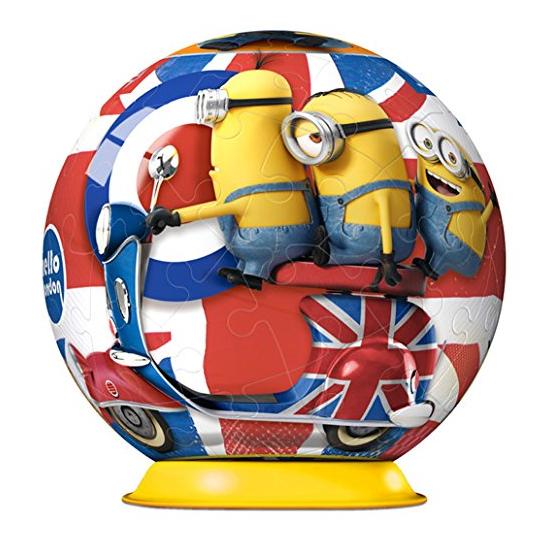Puzzle Ball 3D Ravensburger Minions en la Gran Bretaña de 54 Pi