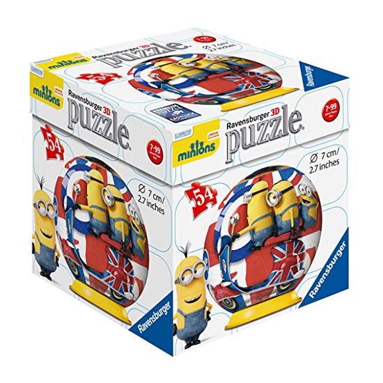 Puzzle Ball 3D Ravensburger Minions en la Gran Bretaña de 54 Pi