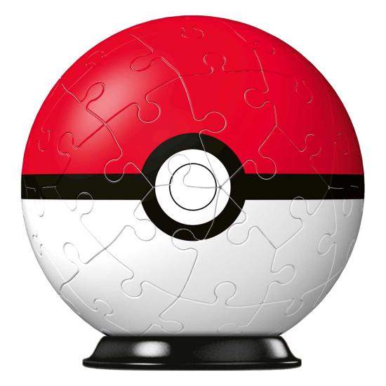 Puzzle Ball 3D Ravensburger Pokemon Pokeball de 55 Piezas Puzzle Ball 3D Ravensburger Pokemon Pokeball de 55 Piezas
