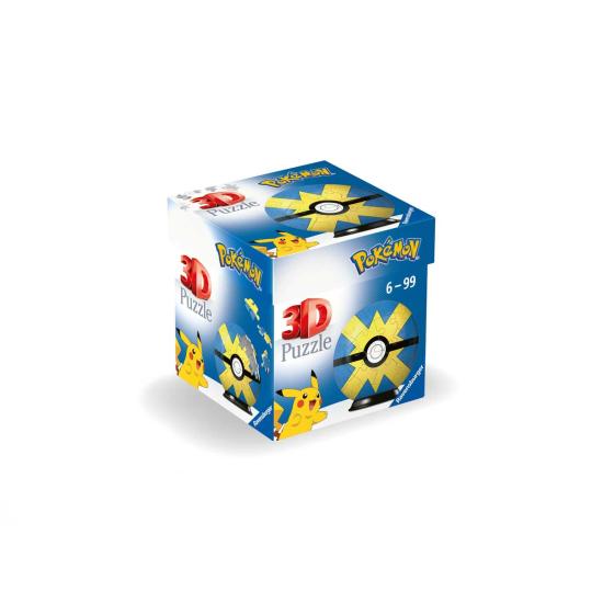Puzzle Ball 3D Ravensburger Pokemon QuickBall 55 Piezas Puzzle Ball 3D Ravensburger Pokemon QuickBall 55 Piezas