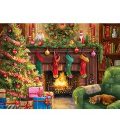 Puzzle Bluebird Acogedora Velada de Navidad de 500 Piezas