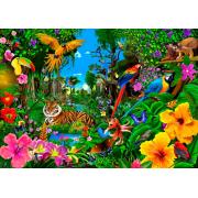 Puzzle Bluebird Amanece en la Jungla de 1500 Piezas