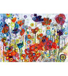 Puzzle Bluebird Amapolas de 1000 Piezas