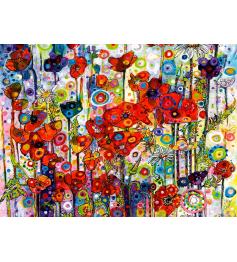 Puzzle Bluebird Amapolas de 6000 Piezas
