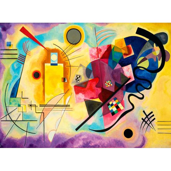 Puzzle Bluebird Amarillo Rojo Azul de 6000 Piezas