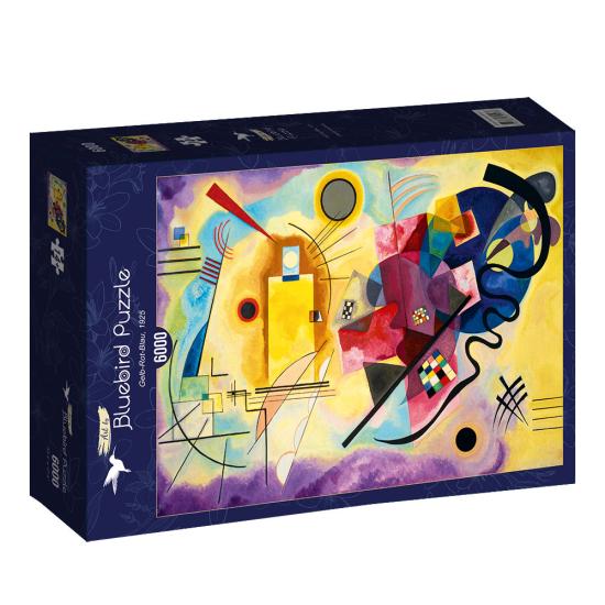Puzzle Bluebird Amarillo Rojo Azul de 6000 Piezas