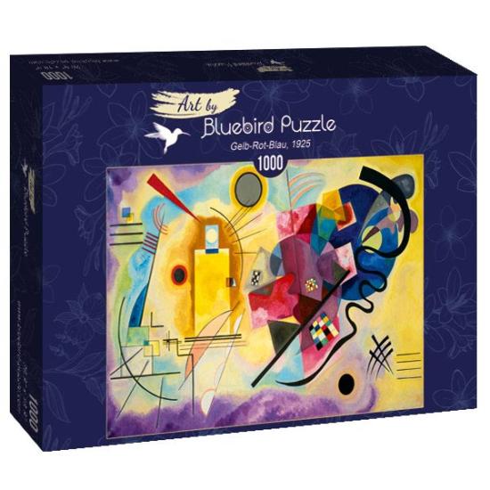 Puzzle Bluebird  Amarillo Rojo y Azul de 1000 Piezas