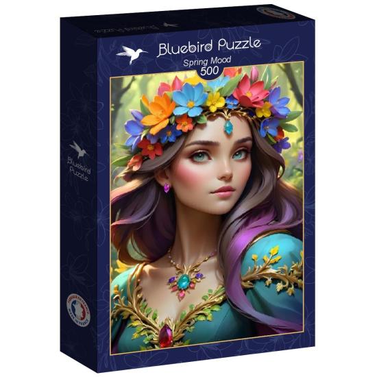 Puzzle Bluebird Capricho Primaveral de 500 Piezas