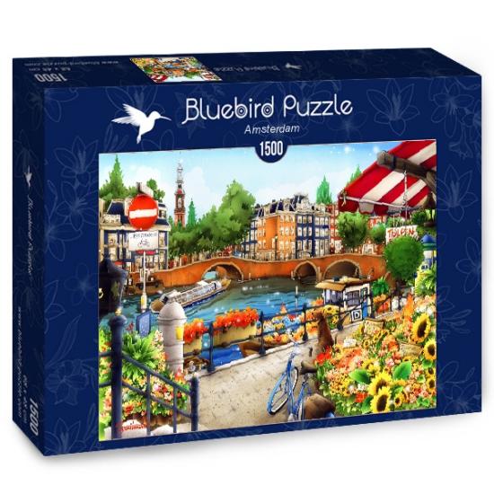 Puzzle Bluebird Ámsterdam de 1500 Piezas