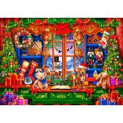 Puzzle Bluebird Antigua Tienda de Navidad de 1000 Piezas