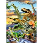 Puzzle Bluebird  Atardecer Dino de 1000 Piezas